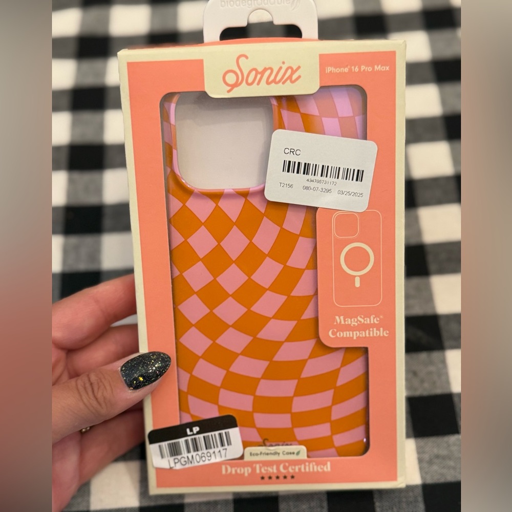 Sonix iPhone 16 Pro Max Case - Vibrant Orange and Pink